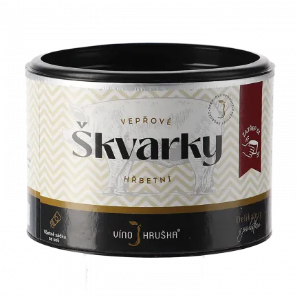 Škvarky vepřové hřbetní 120g v tubusu