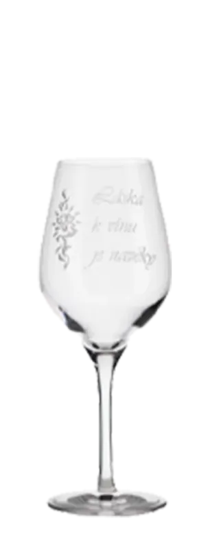 Pískování na skleničku